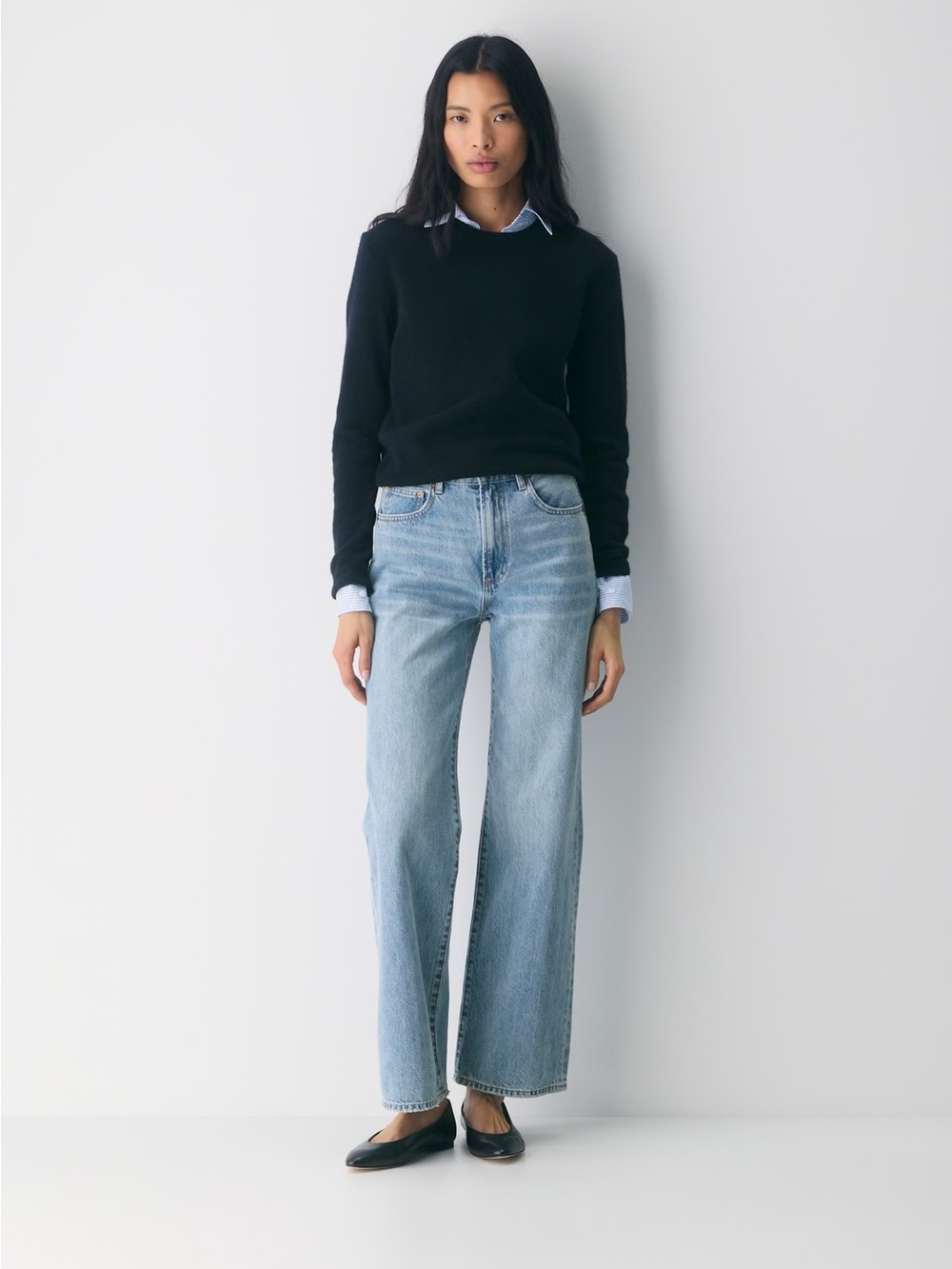 Aritzia Denim Forum The Farrah Hi-Rise Wide Jean